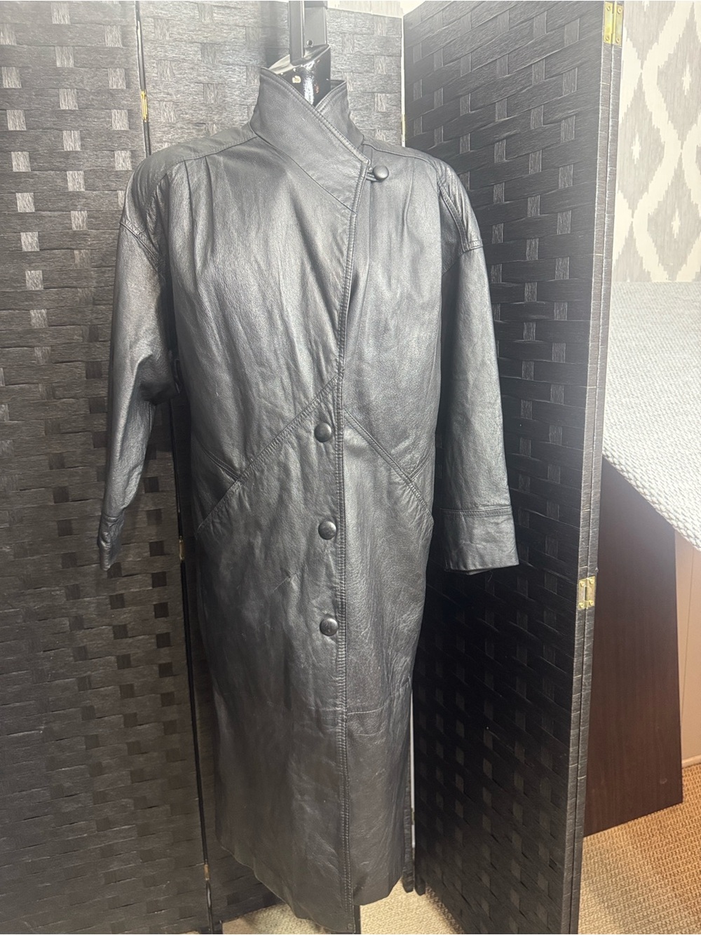 Wilson Leather Trench Thinsulate Womens Sz PS